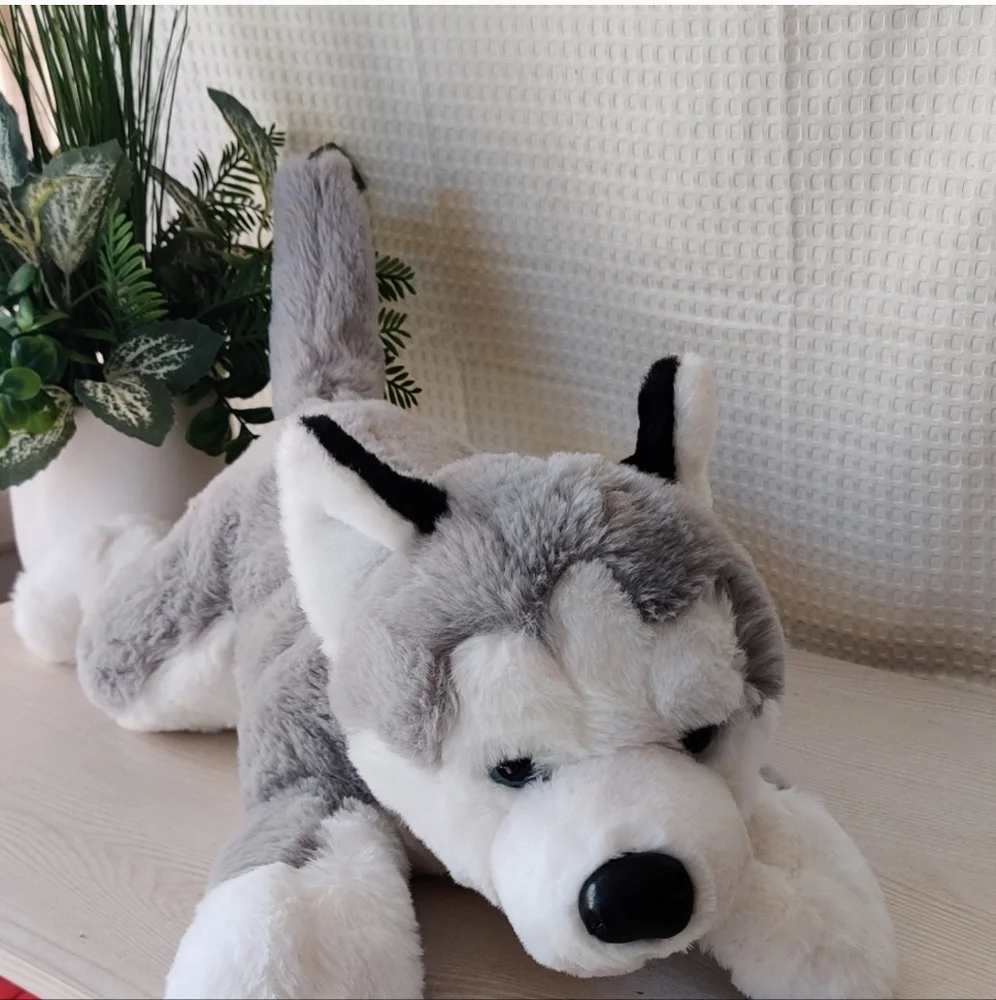 FAO Swarz Husky Pup Plush  18